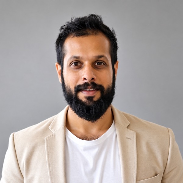 Anoop S. Warrier, author of The Year Before the Rain